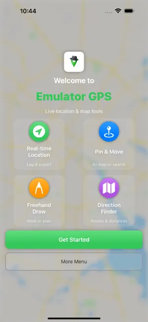 Emulator GPS App: GPS Joystick iPhone screenshot 1