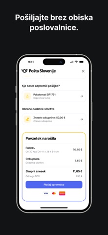 MojaPošta screenshot