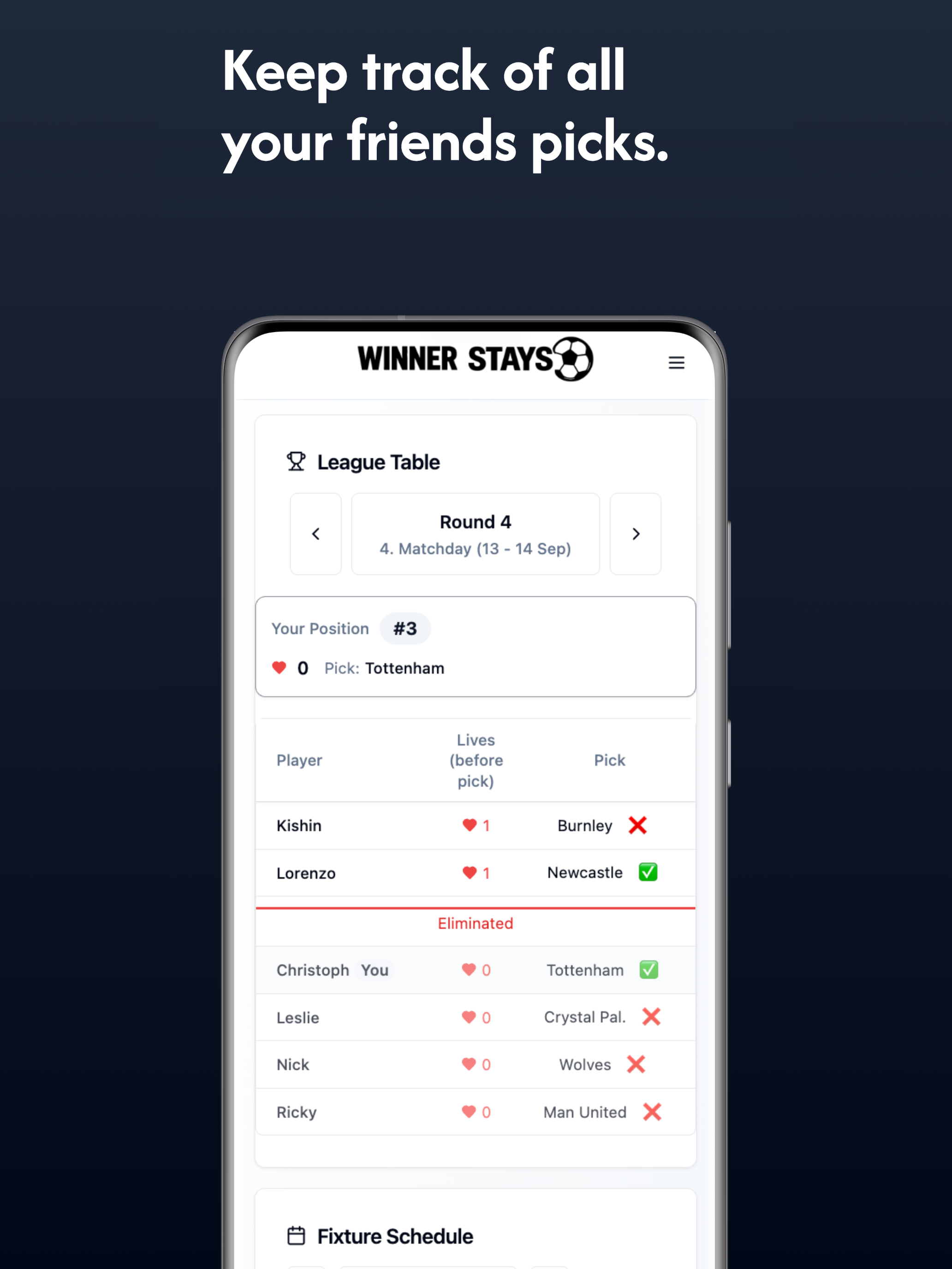 Winner Stays - Prediction Game screenshot 9