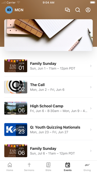 App screenshot