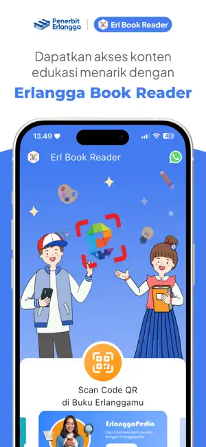 Erlangga QR Book Reader iPhone screenshot 2