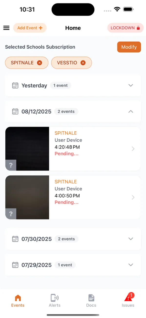 #1. Entry Shield (iOS) Ved: ENTRY SHIELD SECURITY LLC