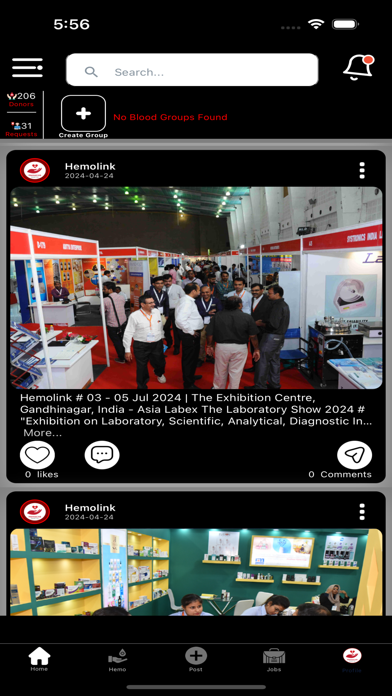 HemoLink Screenshot 2 - AppWisp.com HemoLink Screenshot 2 - AppWisp.com