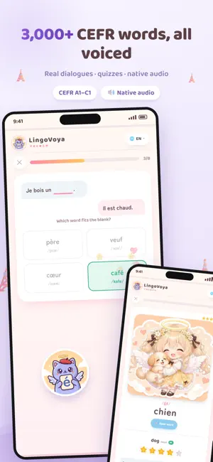 LingoVoya: Learn French CEFR screenshot 1