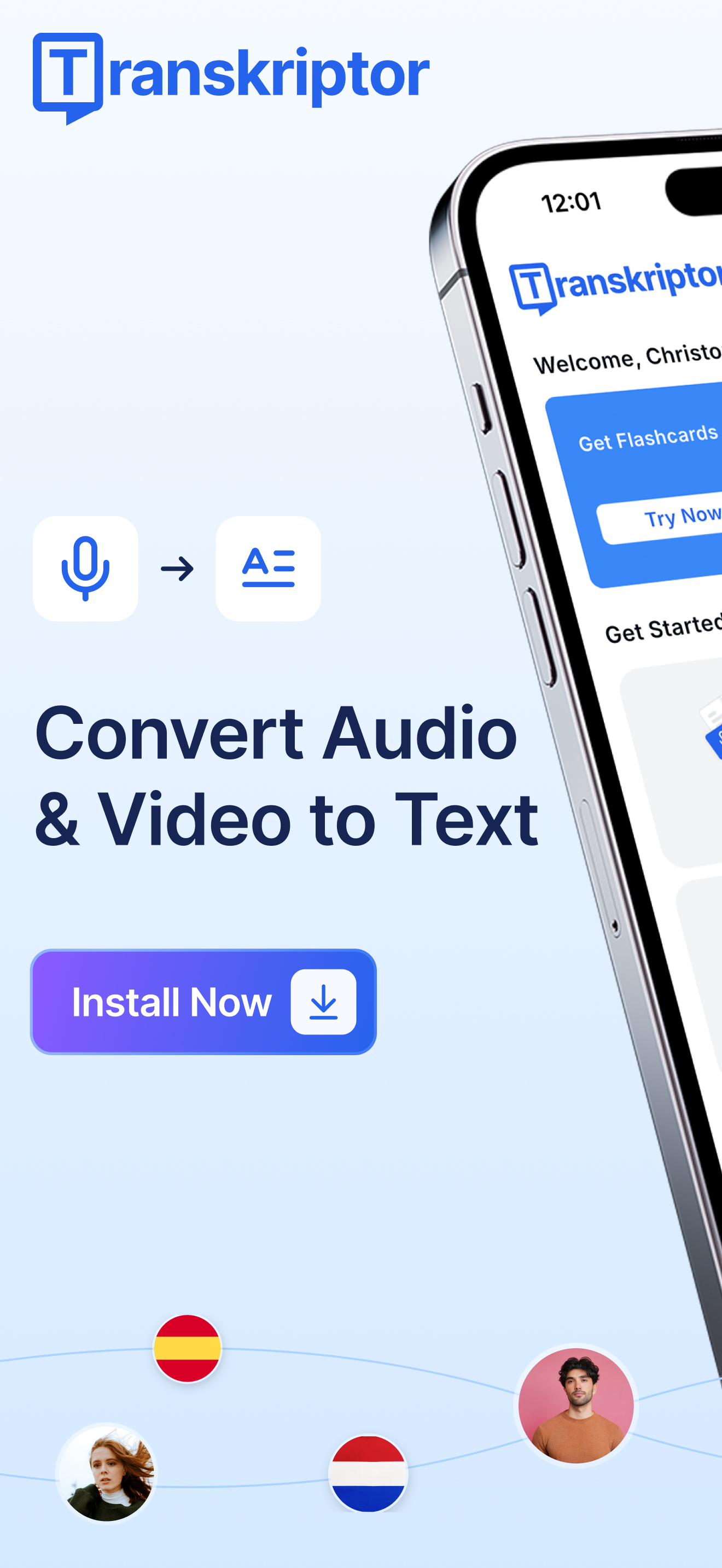 Transkriptor - Speech to Text