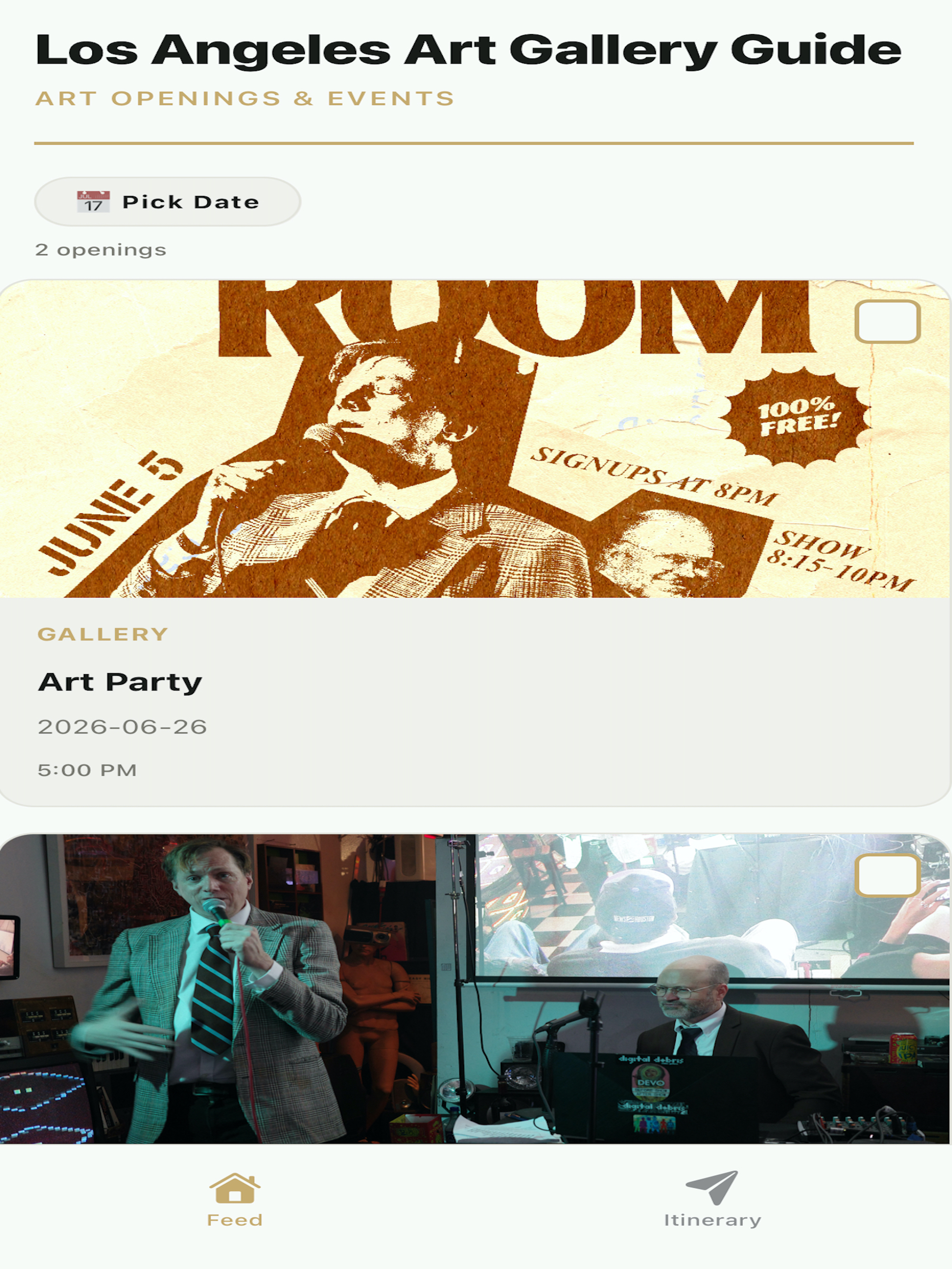 Los Angeles Art Gallery Guide screenshot 4