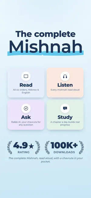 Mishnah Study: Pirkei Avot screenshot 2