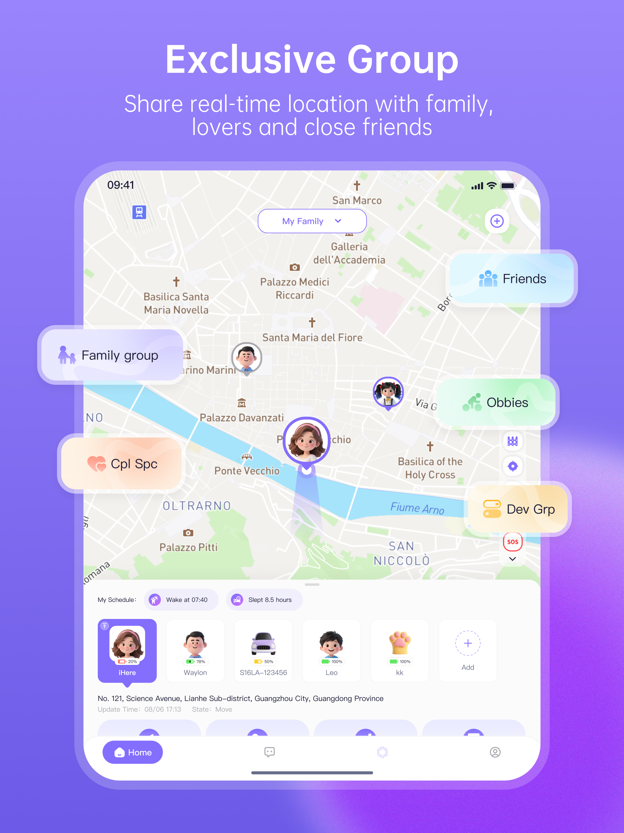 iHere-Find Friends & Family