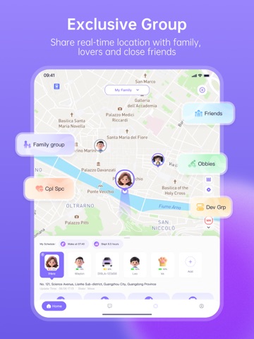 iHere-Family Safety & GPS iPad screenshot
