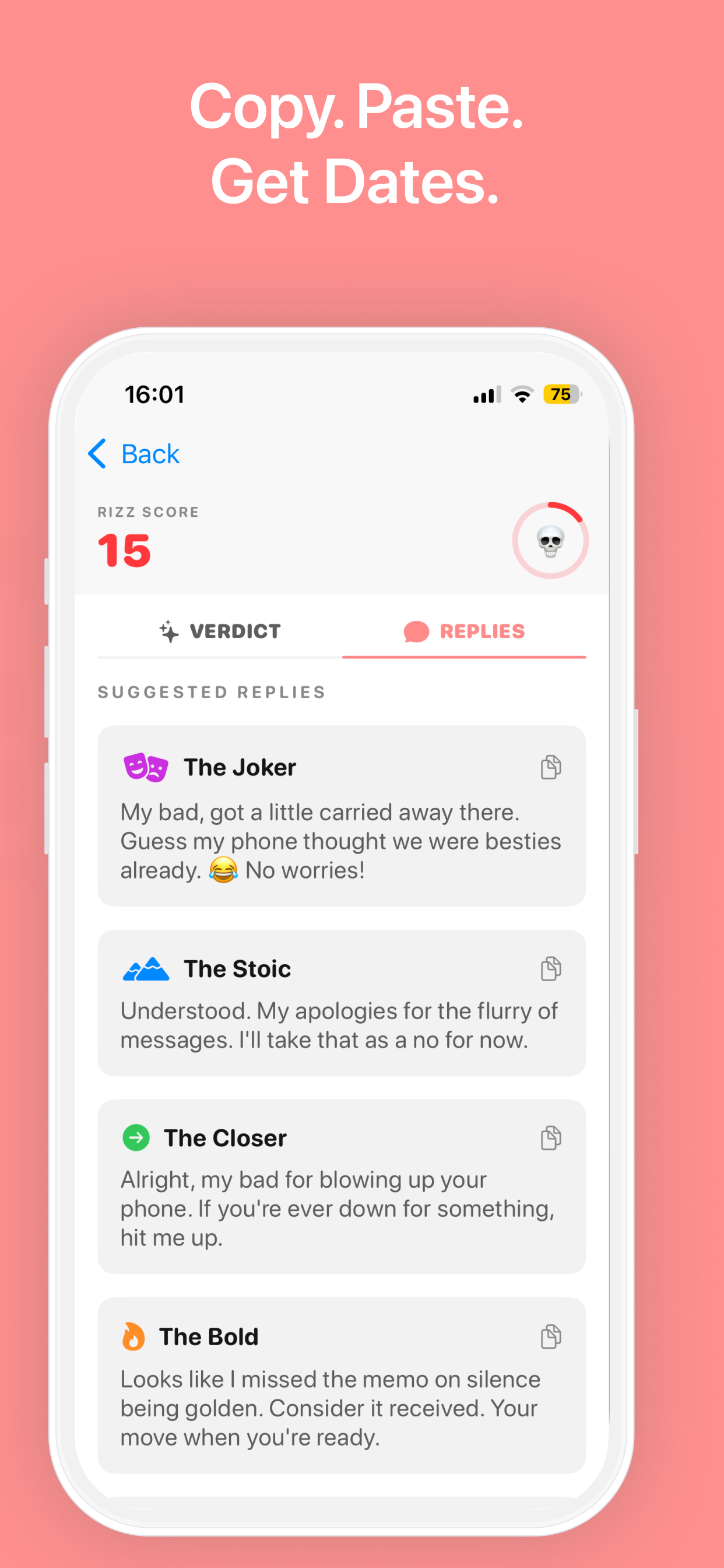Rizzlab: AI Dating Assistant screenshot 4
