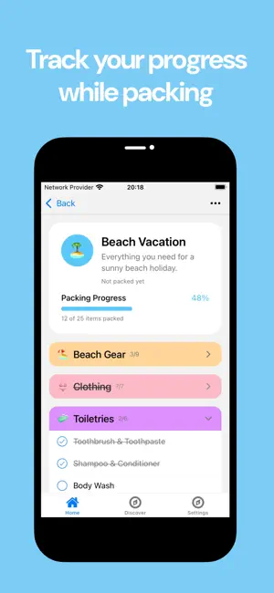 ReadyPackGo screenshot 2