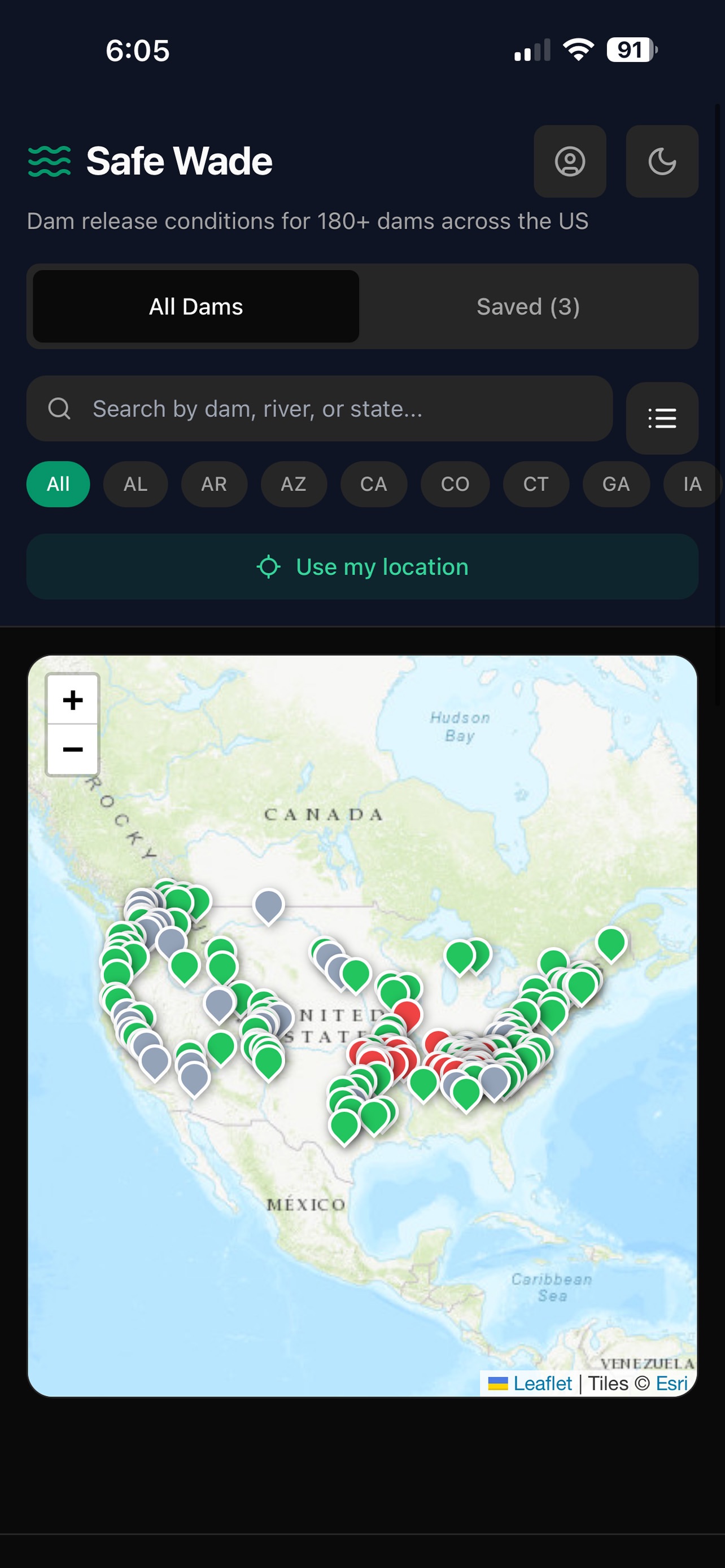 Screenshot 6 of Safe Wade — Dam & River Safety