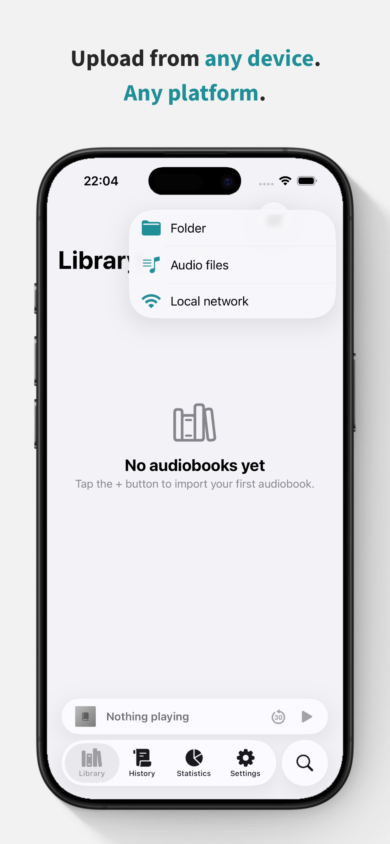 Vitreo: Audiobook Player screenshot 5