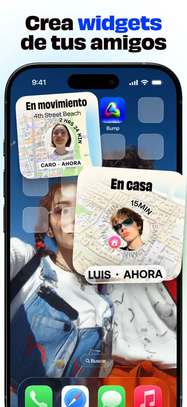 Bump - mapa para amigos screenshot 9 of 10