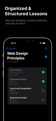 Study Planner – CourseList iPhone screenshot