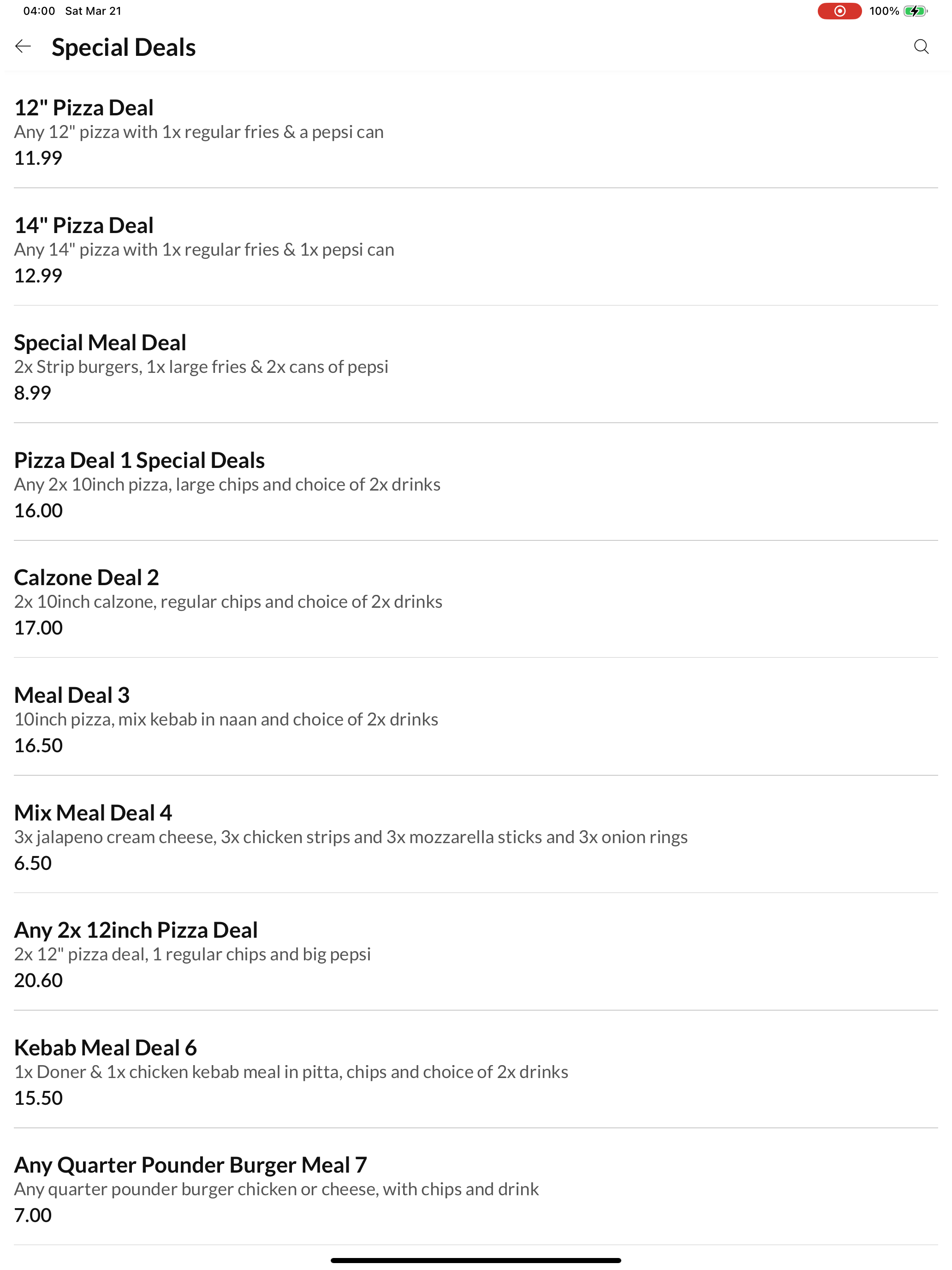 IPizza & Grill screenshot 7