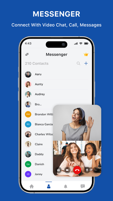 Screenshot #2 pour Messages: SMS & Text Messaging