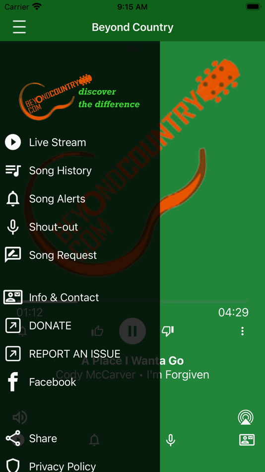 #2. Beyond Country Radio (iOS) Podle: Community Net Vision Inc