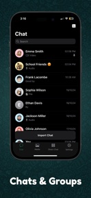 Chats Backup Reader App screenshot