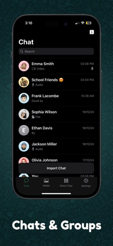 Chats Backup Reader App Screenshot 2 of 5