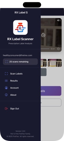 Rx Label Scanner screenshot