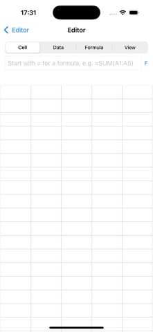 Spreadsheet -Table Edit Numera Screenshot 1 of 4