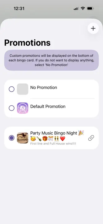 Shuffle Music Bingo - Game screenshot 7
