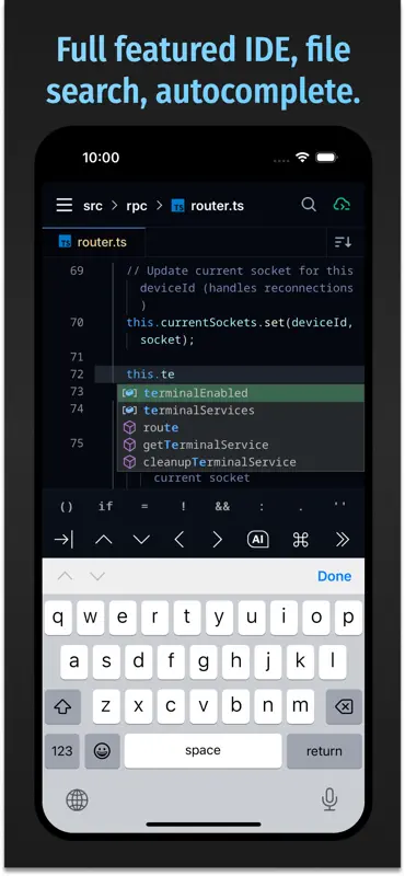 Spck Editor Lite screenshot 3 of 4