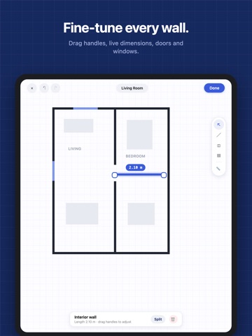 OpenPlan3D iPad screenshot