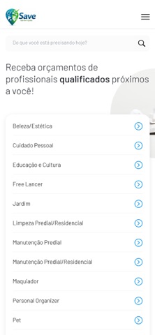 Save Serviços screenshot
