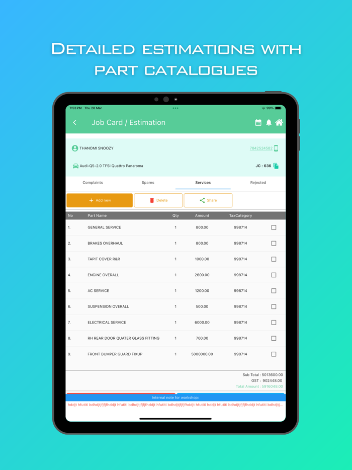 RAMP Garage- Workshop Software