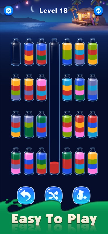 Water Sort! 3D cores puzzle screenshot 2