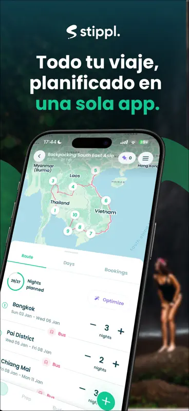 Stippl: Trip & Travel Planner screenshot 1 of 9