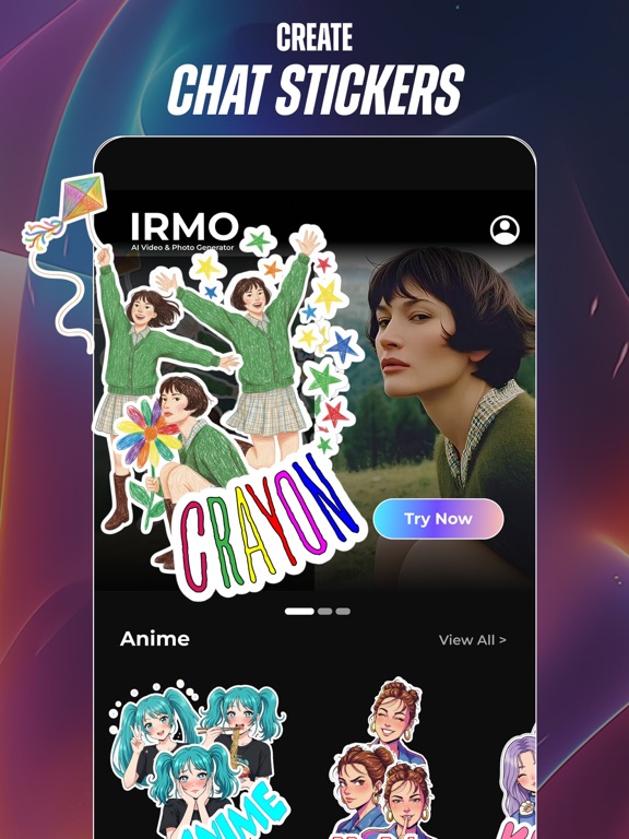 AI Photo Video Generator: IRMO iPad screenshot 7 - Graphics & Design app