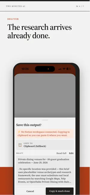 Two Minutes AI screenshot 4