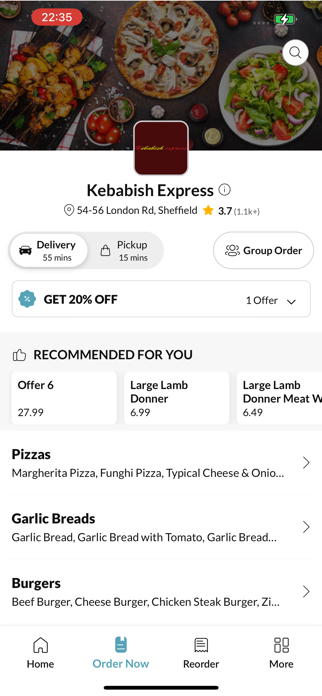 Kebabish Express. Screenshot 2 of 4