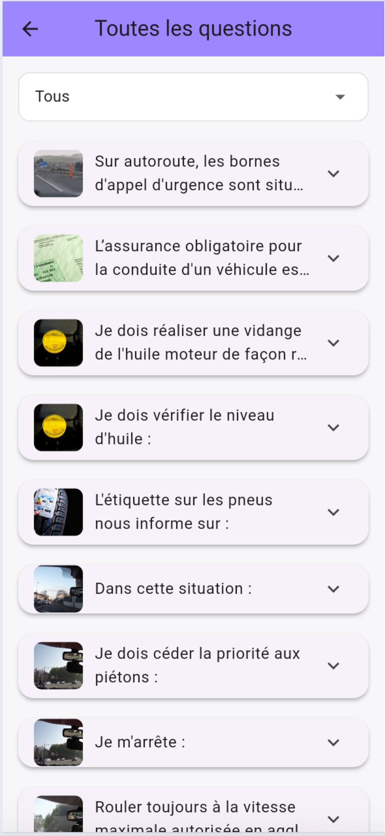 Code de la route : quiz & test screenshot 6