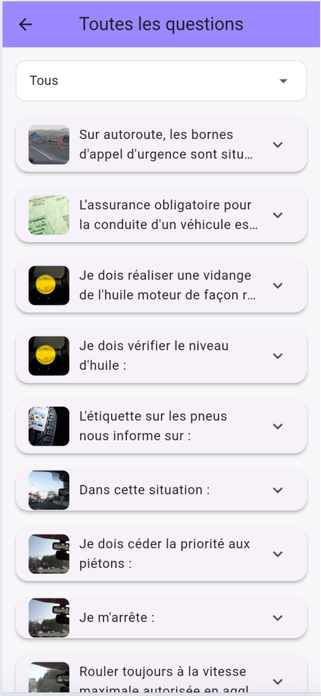 Code de la route : quiz & test Screenshot 6 of 7