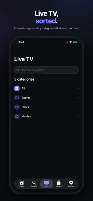 Lumen - Best IPTV Player screenshot 3