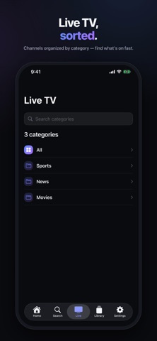 Lumen - Best IPTV Player Screenshot 3 of 6