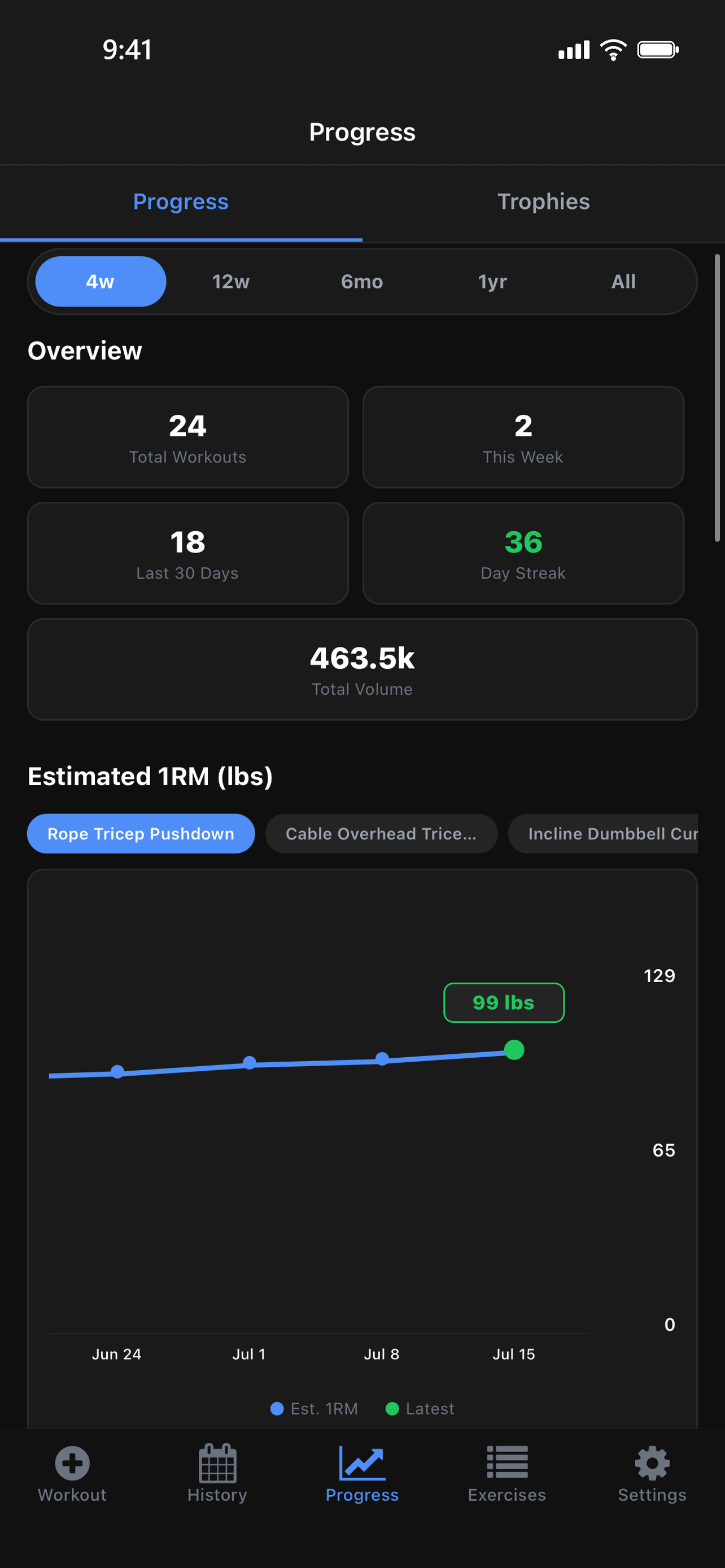 LiftLog: Workout Journal screenshot 7