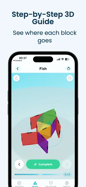MagneticBlox: 3D Block Builder iPhone screenshot 6