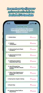 DetoxMe - Microplastic Intake? screenshot #3 for iPhone