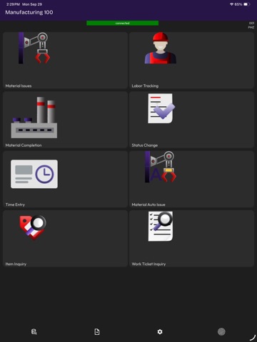 Endpoint Manufacturing100 iPad screenshot