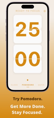 My Clock: Pomodoro Focus Timer screenshot