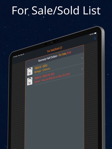 Kennedy Half Dollar iPad screenshot