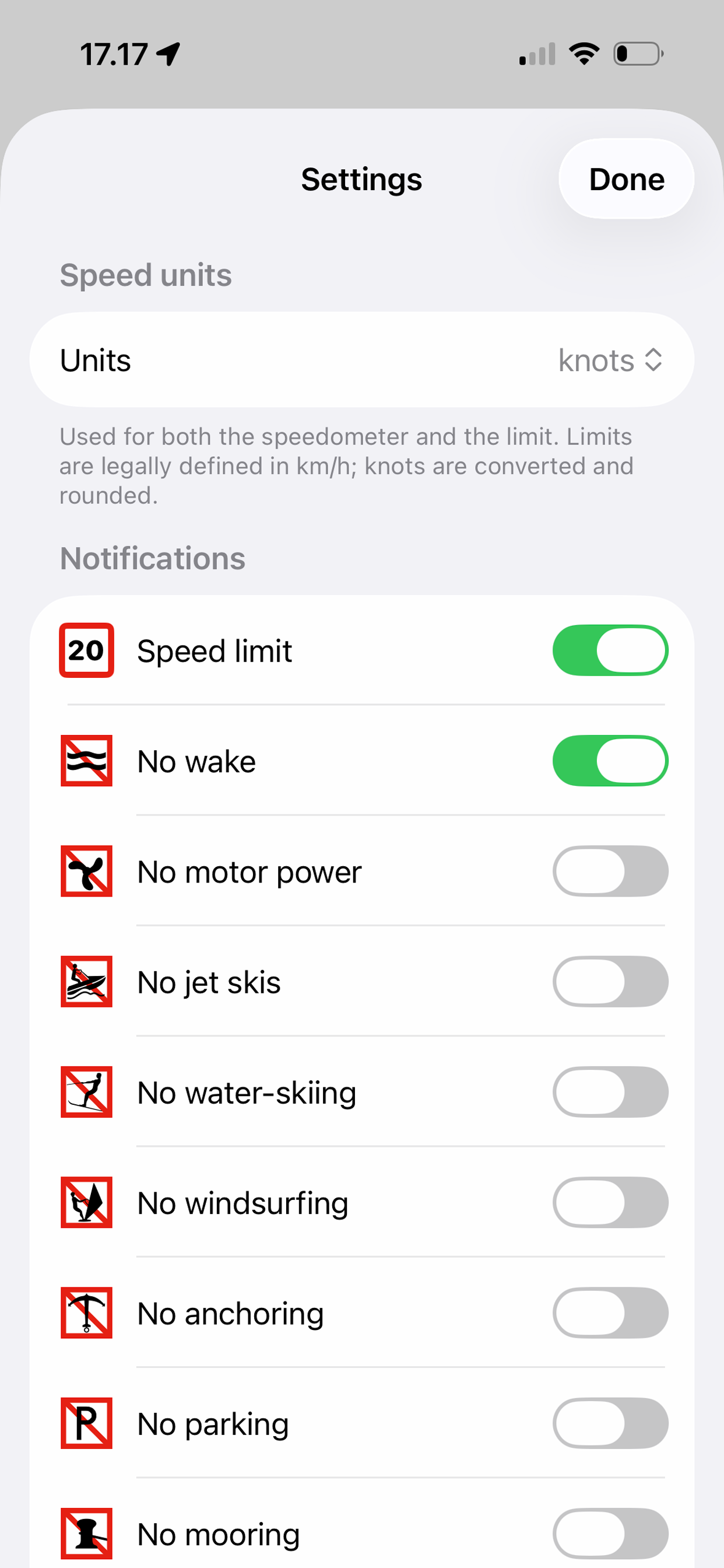 Finnish Marine Speed Limits screenshot 3