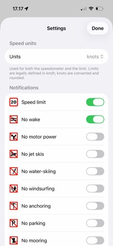 Finnish Marine Speed Limits App Store preview screenshot 3