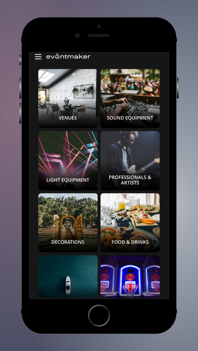 EventMaker Vendors Screenshot