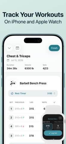SetGrip: Workout Journal Screenshot 1 of 6